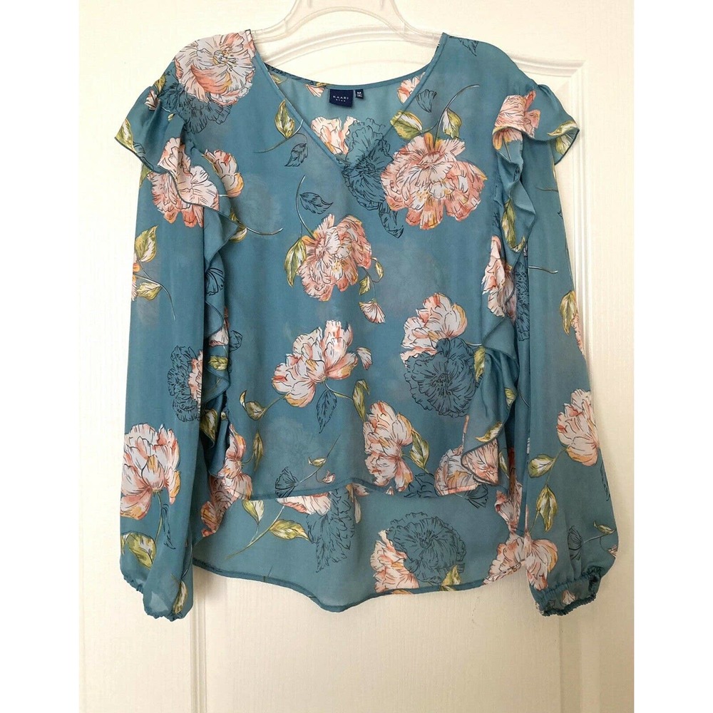 Kaari Blue Women’s Multicolored Top Sz M